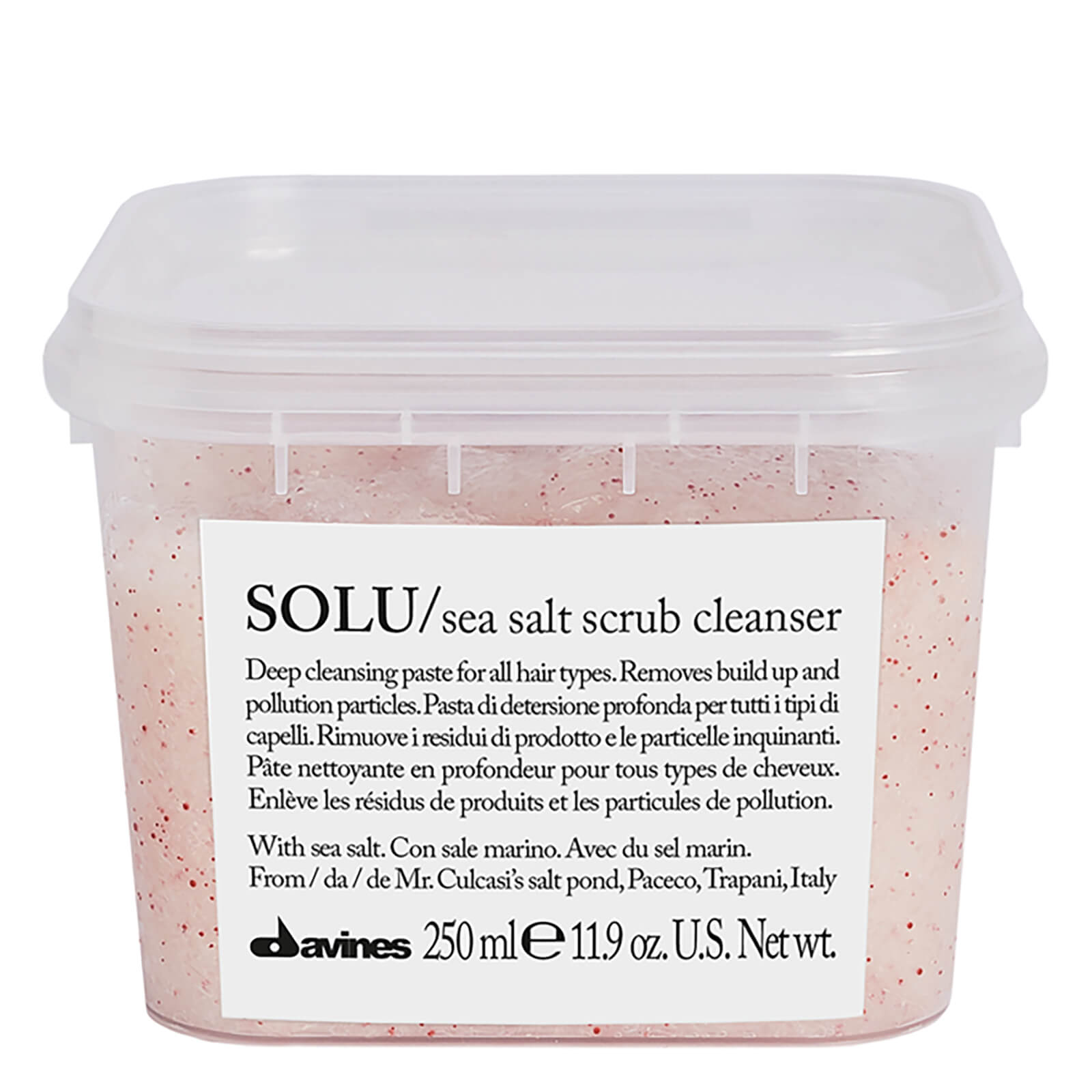 Image of Davines Solu Sea Salt Scrub Cleanser